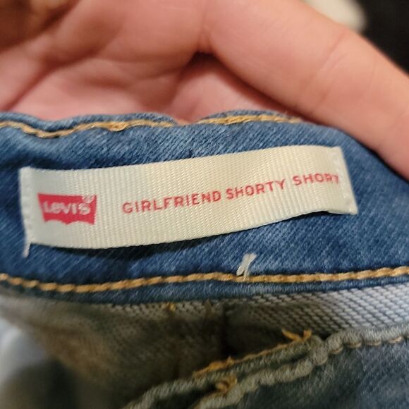 Levi's Girlfriend Shorty Short Shorts size 12 months - Picture 5 of 6